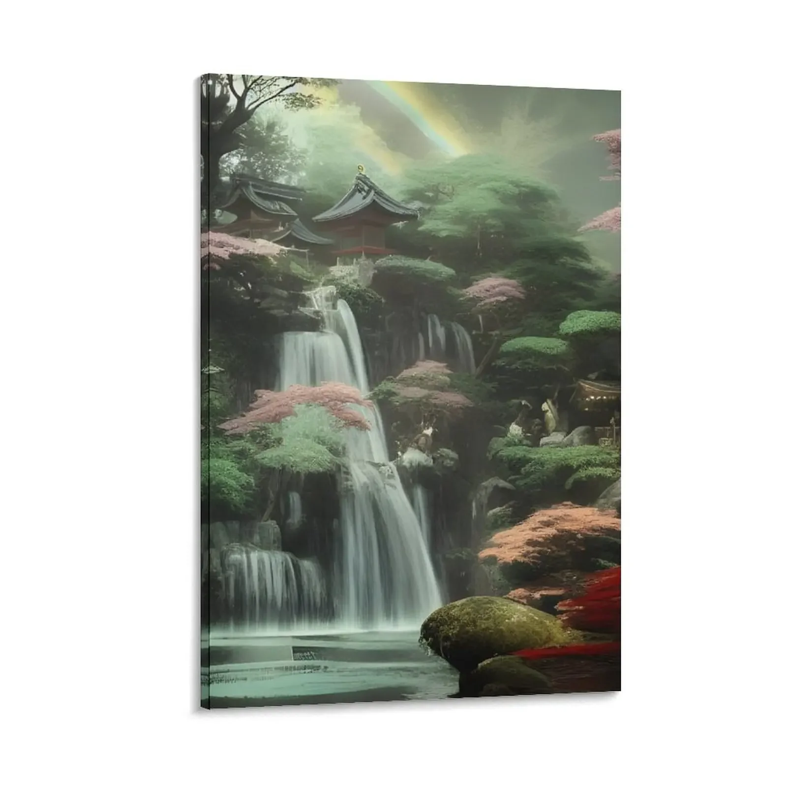 

Waterfall Shrine 1 Canvas Painting Bedroom deco posters