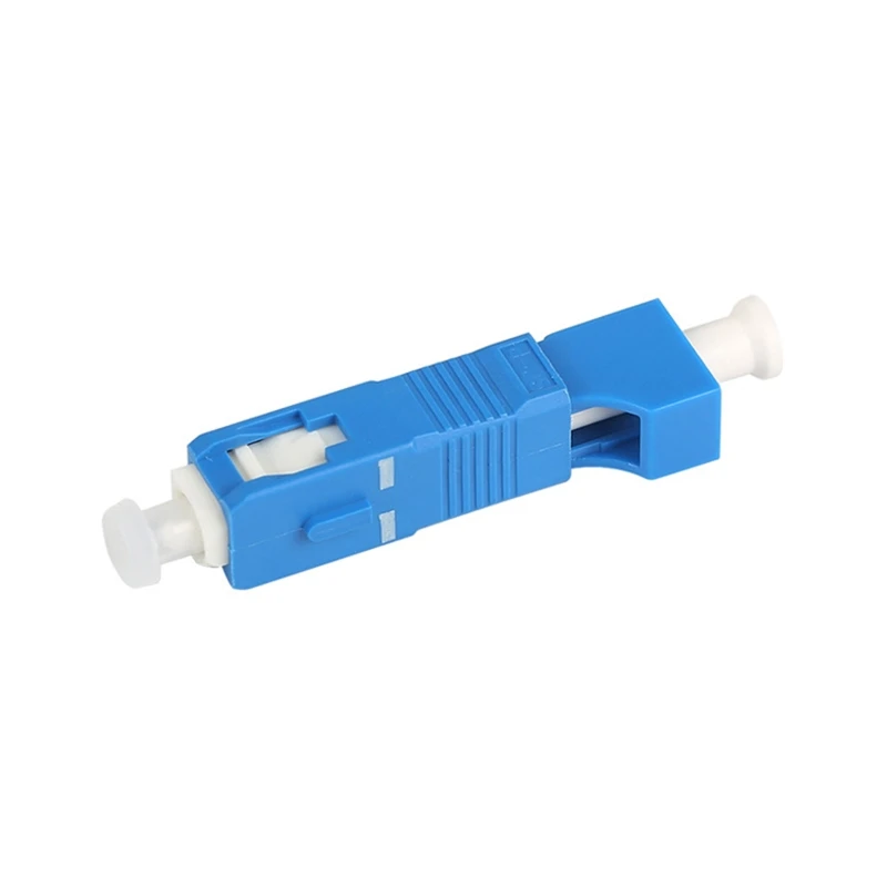 Fiber Optic Adapter SC Male To LC Female Single Mode Fiber Optic Hybrid Optical Adapter Converter Replacement for Sensor