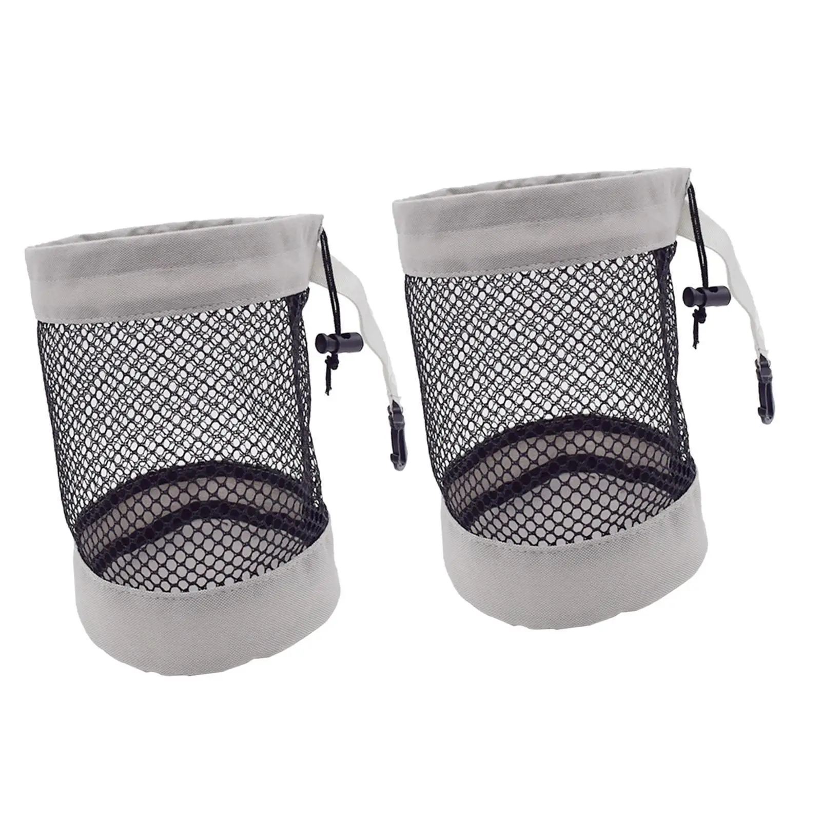 Golf Ball Storage Mesh Bag Oxford Lightweight Drawstring Closure Organizer Golf Sport Accessories for Clubs and Gym