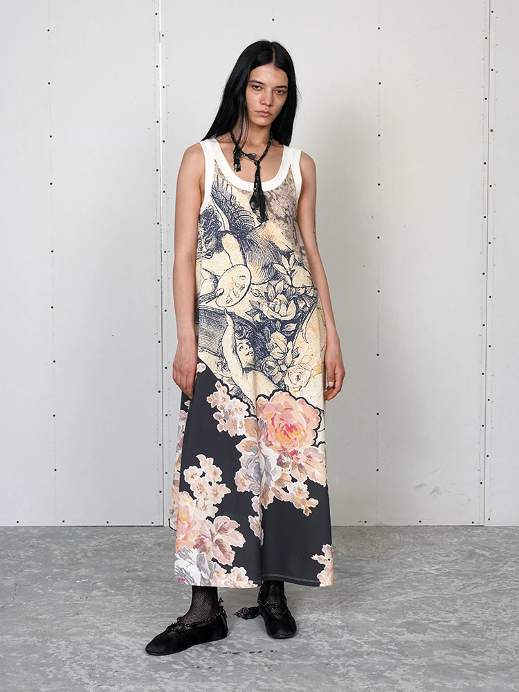 

PICALME Floral Print Cotton Jumpsuit Summer 2024 Women's Faion One-Piece Dr Comfortable Cotton Material