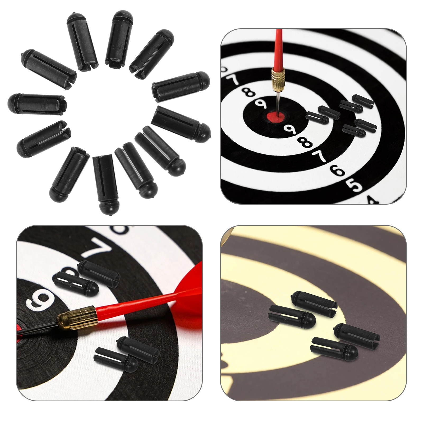 

6Pcs Dart Flight Protectors Aluminum Alloy Wing Savers Enhancing Stability for Professional Beginners Dart Accessory Supplies