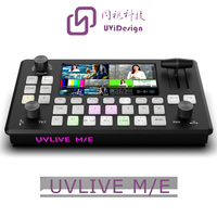 UVLIVE M/E Video Switcher Mixer Muliti 4-Camera Live Streaming Broadcast Switcher VS SPROLINK NEOLIVE R2 Plus