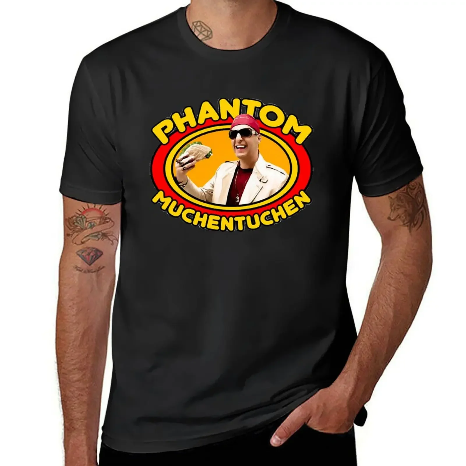 Phantom Muchentuchen T-Shirt cute tops cotton graphic tees sweat customs black t shirts for men