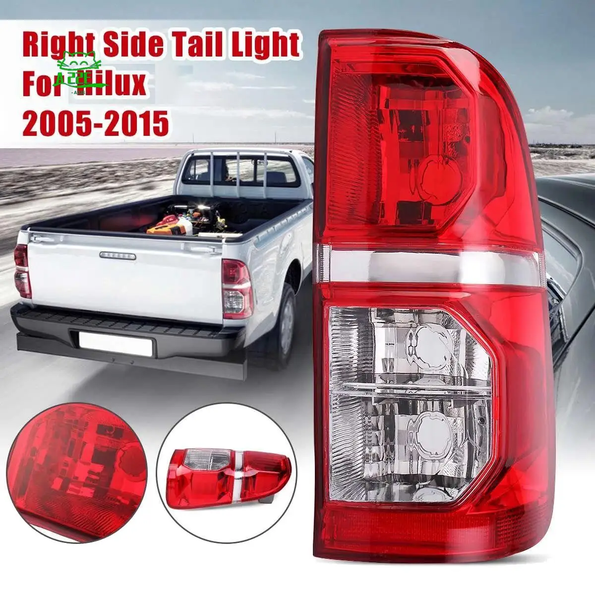 

A22E-For Toyota Hilux 2005 - 2015 Car Rear Taillight Brake Lamp Tail Lamp Without Bulb