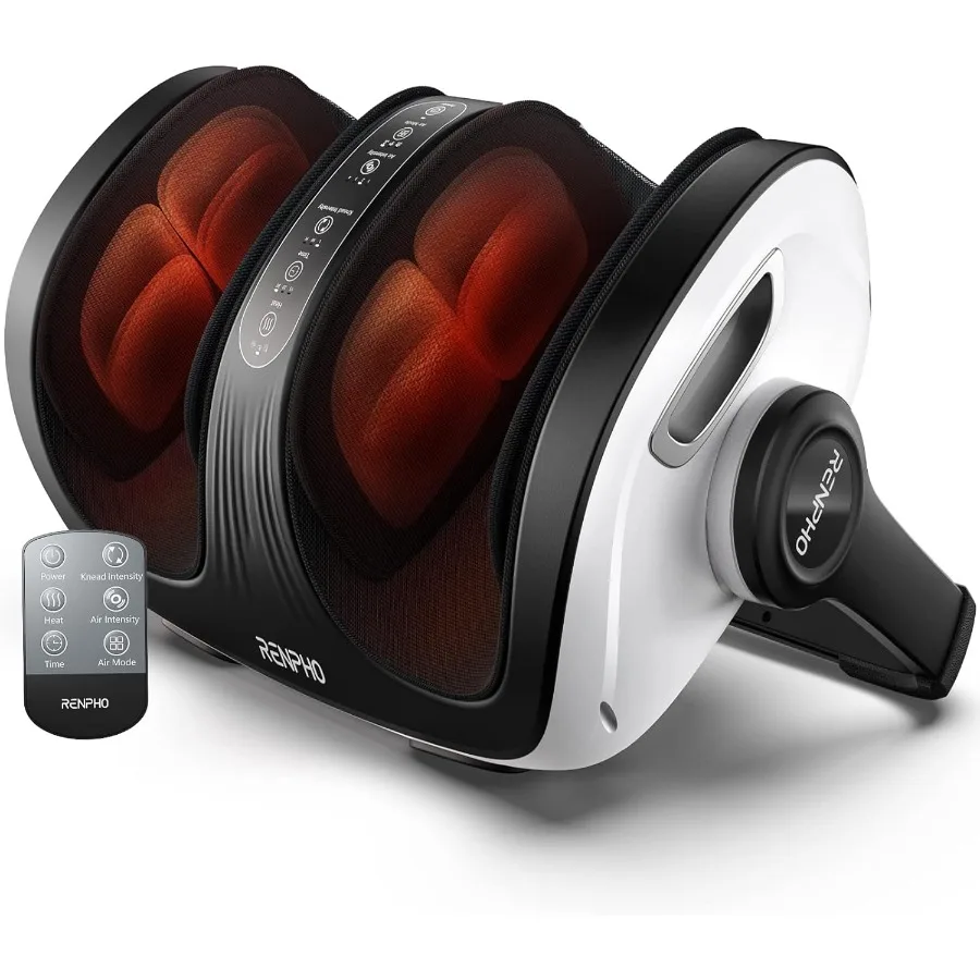 

Shiatsu Foot Massager with Heat for Feet and Calf Relief: Deep Kneading Massage Therapy to Alleviate Plantar Fasciitis Designed