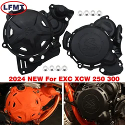 2024 NEW For KTM EXC EXC300 EXC250 XCW XC-W 300 TPI Clutch Protector Ignition Guard Cover For Husqvarna TE250 TE300 PRO 2T Part