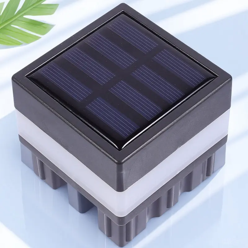 1Pcs Solar Energy Pillar Light Outdoor Waterproof Garden Courtyard Fence Lamp Solar Outdoor Lighting Garden Light