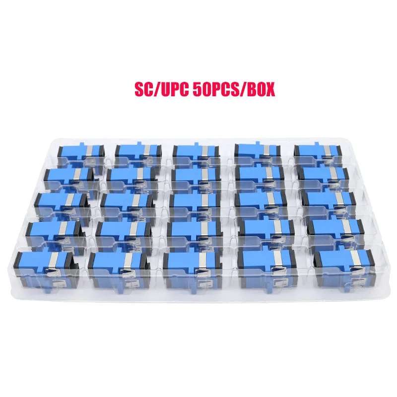 10 unids/lote adaptador de conector de fibra óptica SC/UPC SM brida monomodo Simplex SC-SC APC FC UPC acoplador especial al por mayor a Brasil - imagen 3