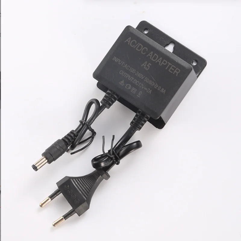12V2A Power Supply Dedicated Plug Ball Machine Outdoor Waterproof and Dustproof Display Screen Monitoring DC 24W Power Adapter