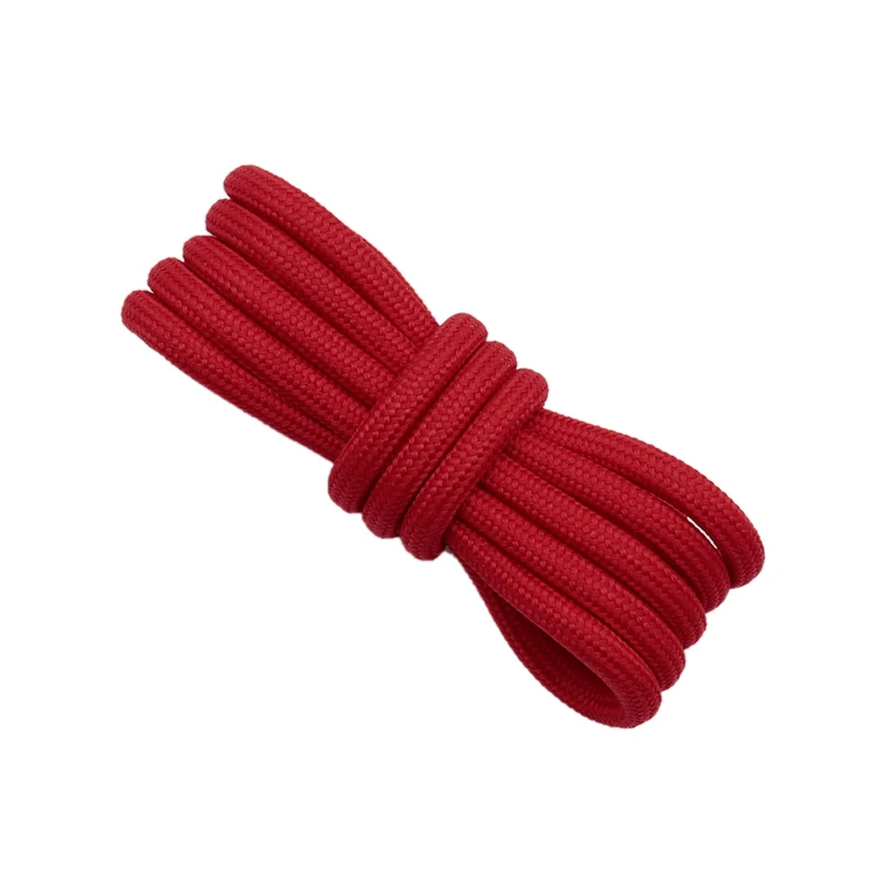 Lacci delle scarpe in poliestere tinta unita rotondi spessi 5 mm Lacci di ricambio durevoli di colore multiplo per 6-8 occhielli Scarpe Scarpe da ginnastica Stivali