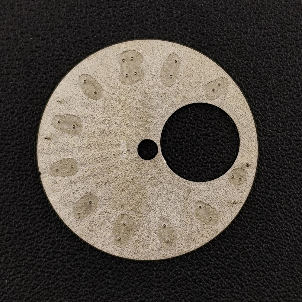 جديد 28.5 مللي متر NH38 قرص شعار مخصص ساعة رجالي قرص أخضر متوهج مناسب لملحقات ساعة الحركة NH38