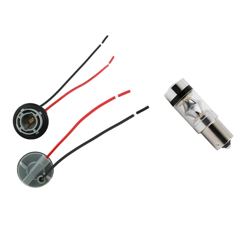 

1 сверхъяркая Светодиодная лампа 100 Вт, 1156 лм, 1156 ярких светодиодных лампочек, лампочки для держателя лампы Bay15d P21/5W Ada, 2 шт.