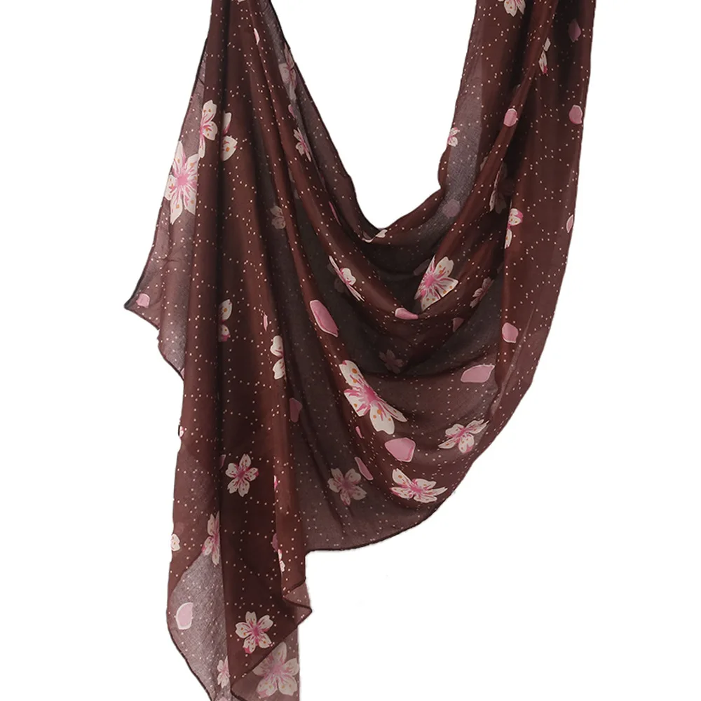 2026 Muslimischer Jersey-Hijab-Schal mit Druck, Schals, Kopftuch, Foulard Femme Musulman, Islamisch-Arabischer Wickel-Kopfturban für Damen, Schals – Detail 1