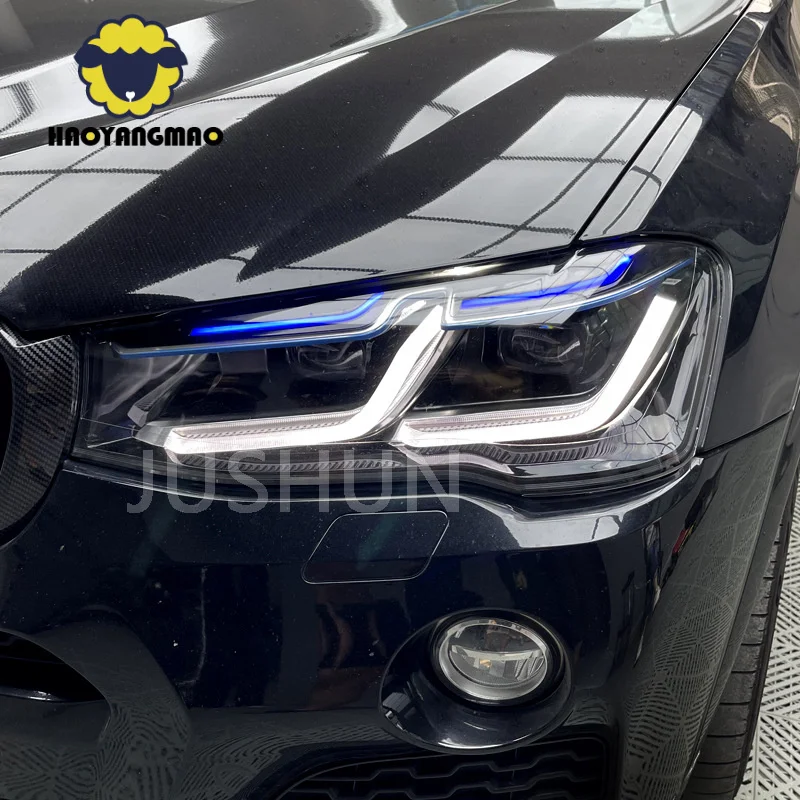 

Suitable for 10-17 X3 Headlight Assembly Modification Thunder F25 F26 Upgrade LED Daytime Running Eyebrow Headlight