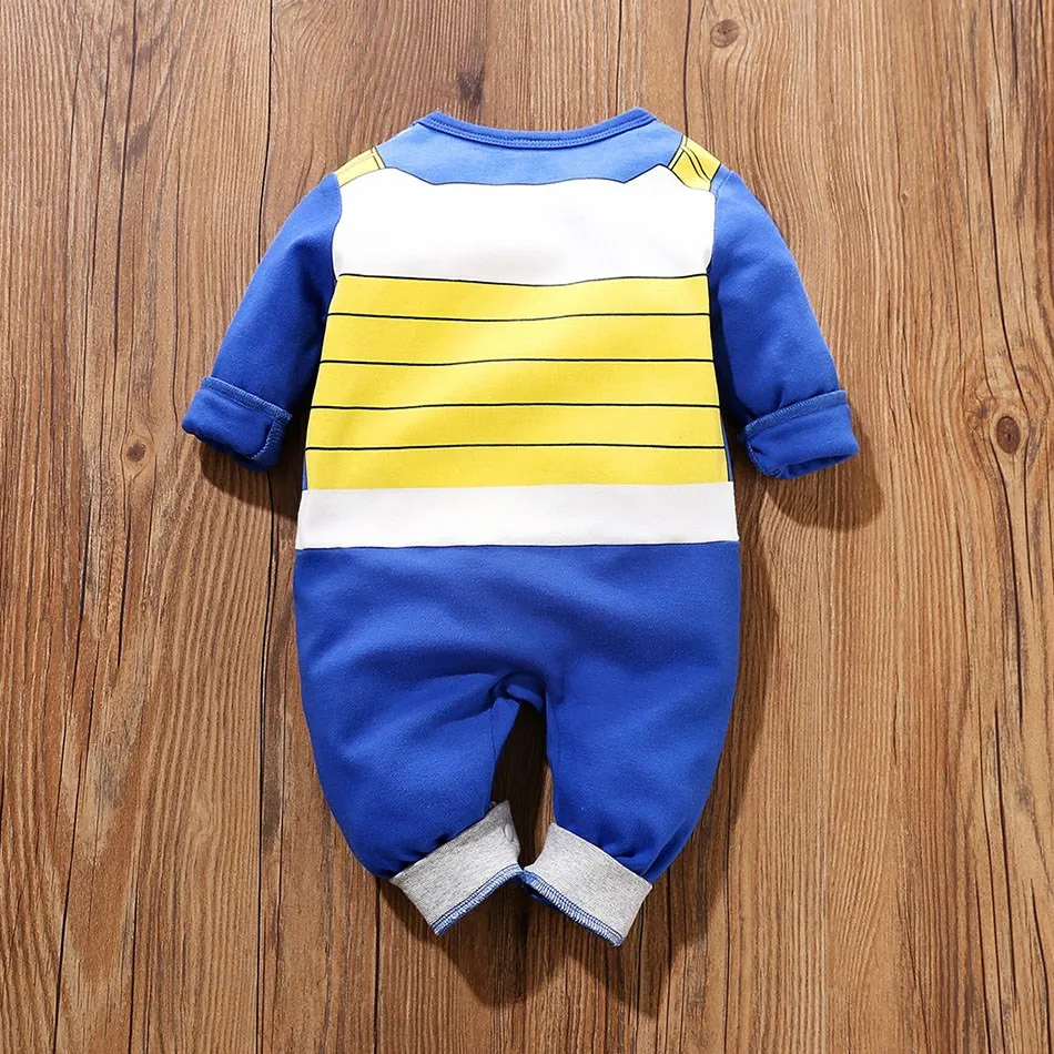 Baby Clothes Toddler Anime Carnival Romper Newborn Spring Autumn Party Outfit Boy Cotton Cartoon Bodysuit 0-18 Months Print Gift