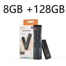 TV98 ATV X9 Smart TV Stick Android 14 Allwinner H313 8GB RAM 128GB ROM 4K 8K HDR10 2.4G&5G Dual-Band WiFi 6 Media Player