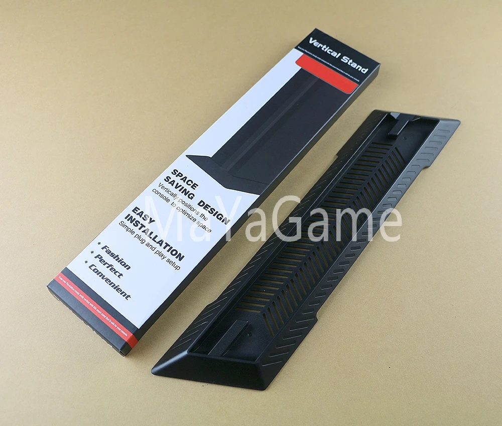 OCGAME منصة رأسية قفص الاتهام جبل الداعم قاعدة حامل مهد لسوني بلاي ستيشن 4 PS4 سليم وحدة التحكم الأسود 10 قطعة