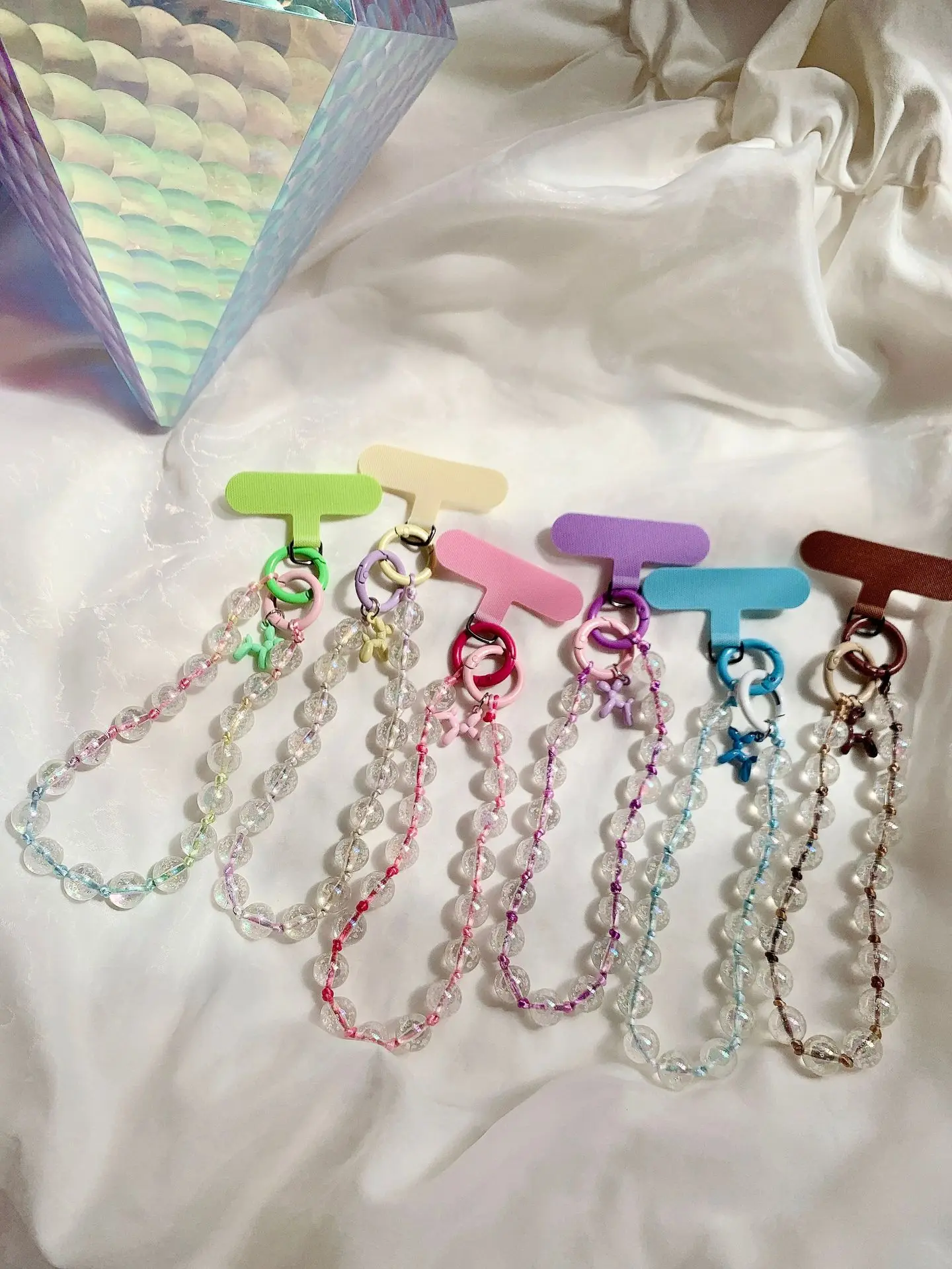 جديد الهاتف المحمول الحبل فقاعة حبة مفتاح سلسلة هواتف محمولة مكافحة خسر بالون الكلب سماعة قلادة حقيبة معلقة المفاتيح قلادة #1