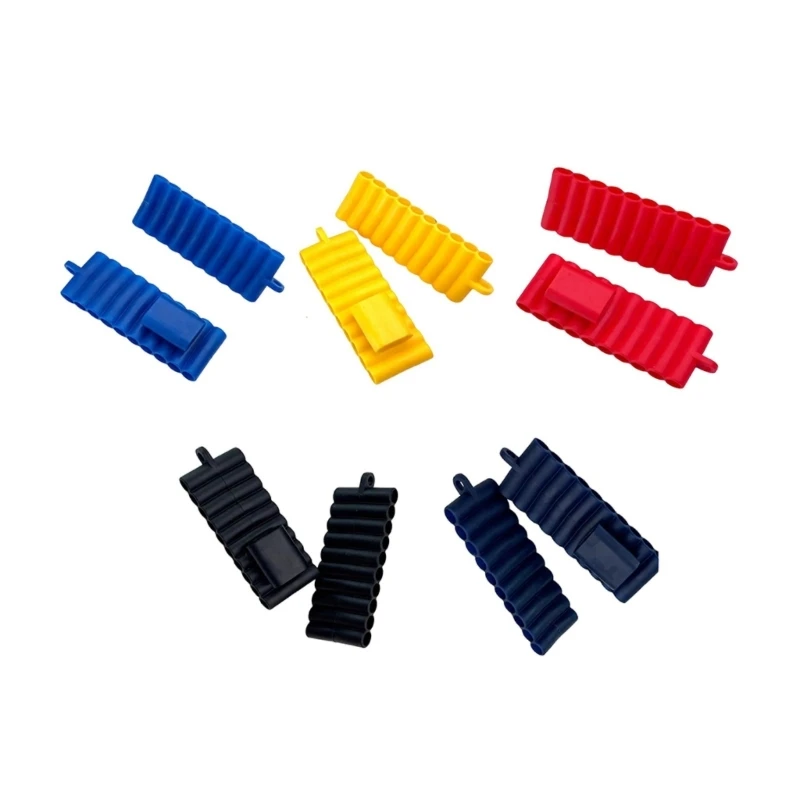 F26C Soft Screwdriver Bit Organization 1/4Inch Hex 22 Holes Rubber Organization for Drill Bit Screwdriver Head Power Tool
