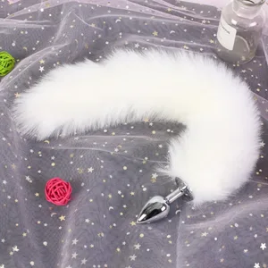 صغير 1.8 / 2.2 سنتيمتر الثعلب الذيل الجنس اللعب الشرج التوصيل لعب الأدوار الكبار لعبة زوجين التدريب أرنب الذيل بعقب التوصيل الشرج اللعب للزوجين أفضل 10 مبيعا لتوصيل الأرنب بعقب - رقم 1