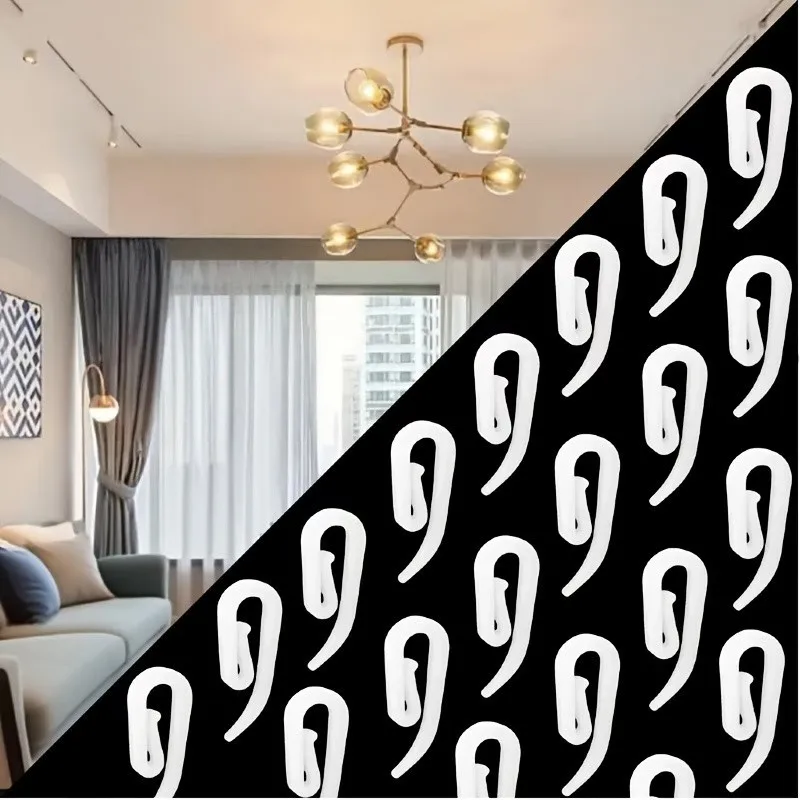 95 pcs Window Curtain Clips, Strong Load Capacity for Bathroom Door Curtains, Multipurpose, Versatile