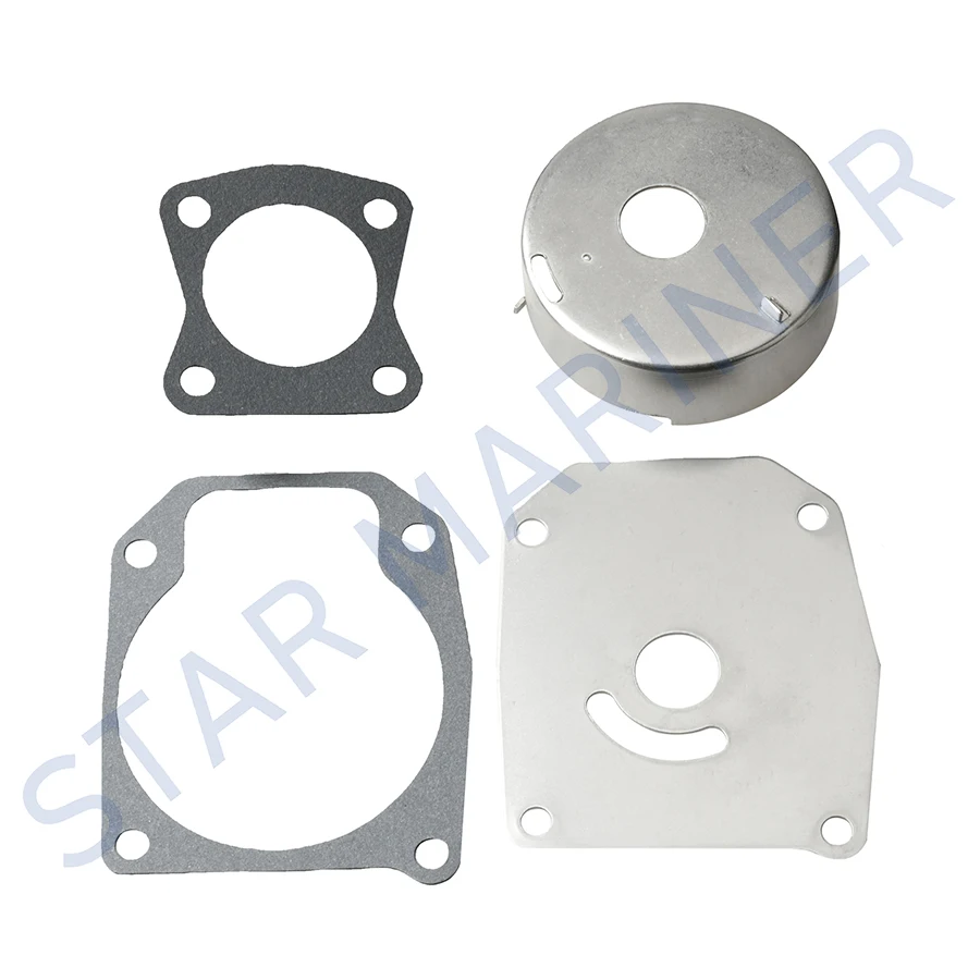 432955 438597 Water Pump Impeller Repair Kit For Johnson Evinrude Outboard OMC 60/65/70/75HP 18-3389 438597 432955 Boat Engine