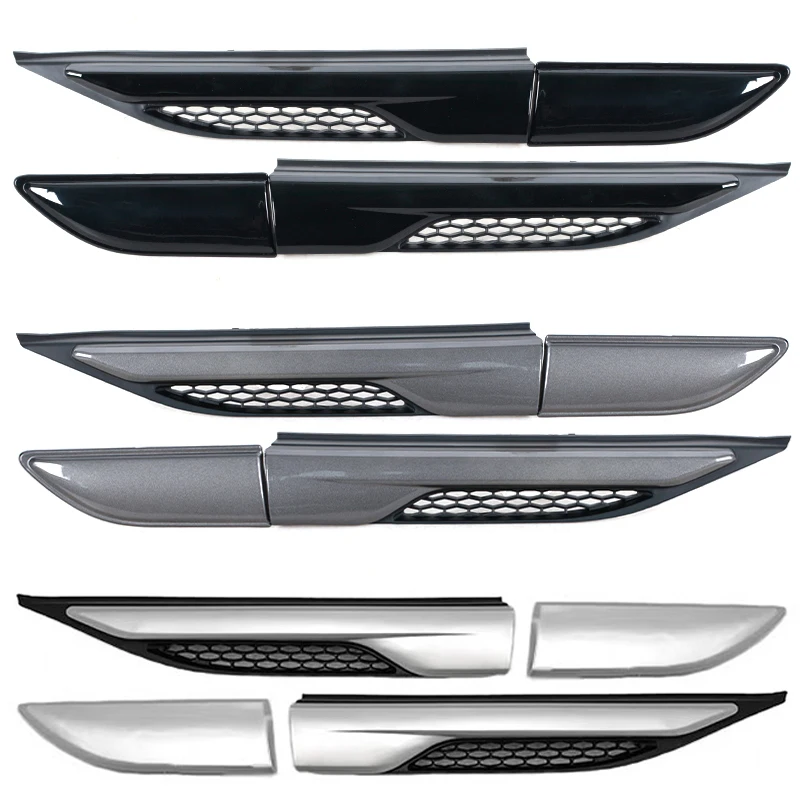 صفيحة ورق الشبك الجانبي للباب الأمامي ، قولبة منفذ الهواء ، شريط تغطية للتشذيب لسيارة لاند روفر ، سيارة رينج روفر Evoque-ay 4