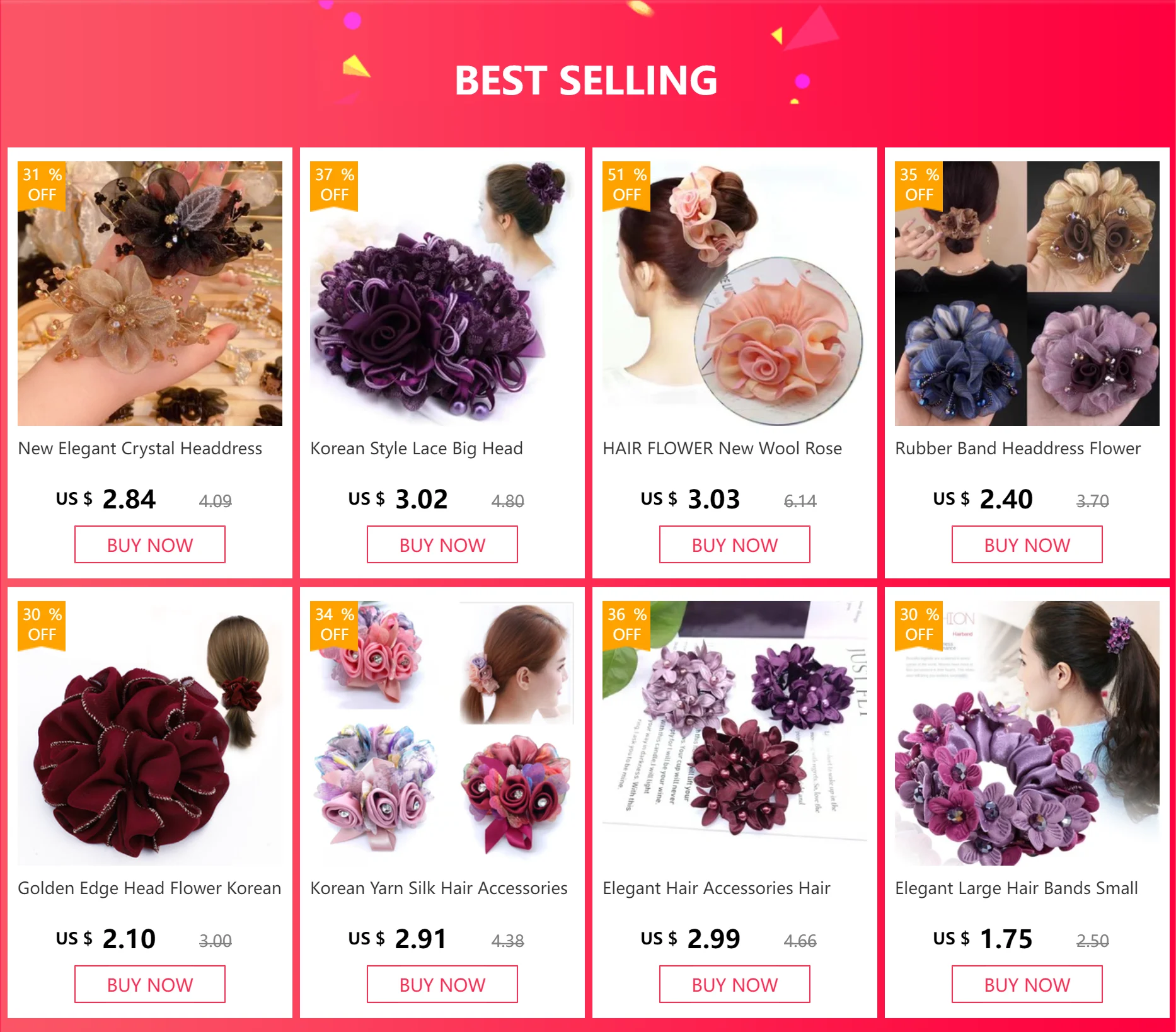 Haargummis Kopf Blume Gummi Gummibänder Pеkuuки Mohamedс Zubehör Para El Cabello Haarschmuck für Frauen – Detail 1
