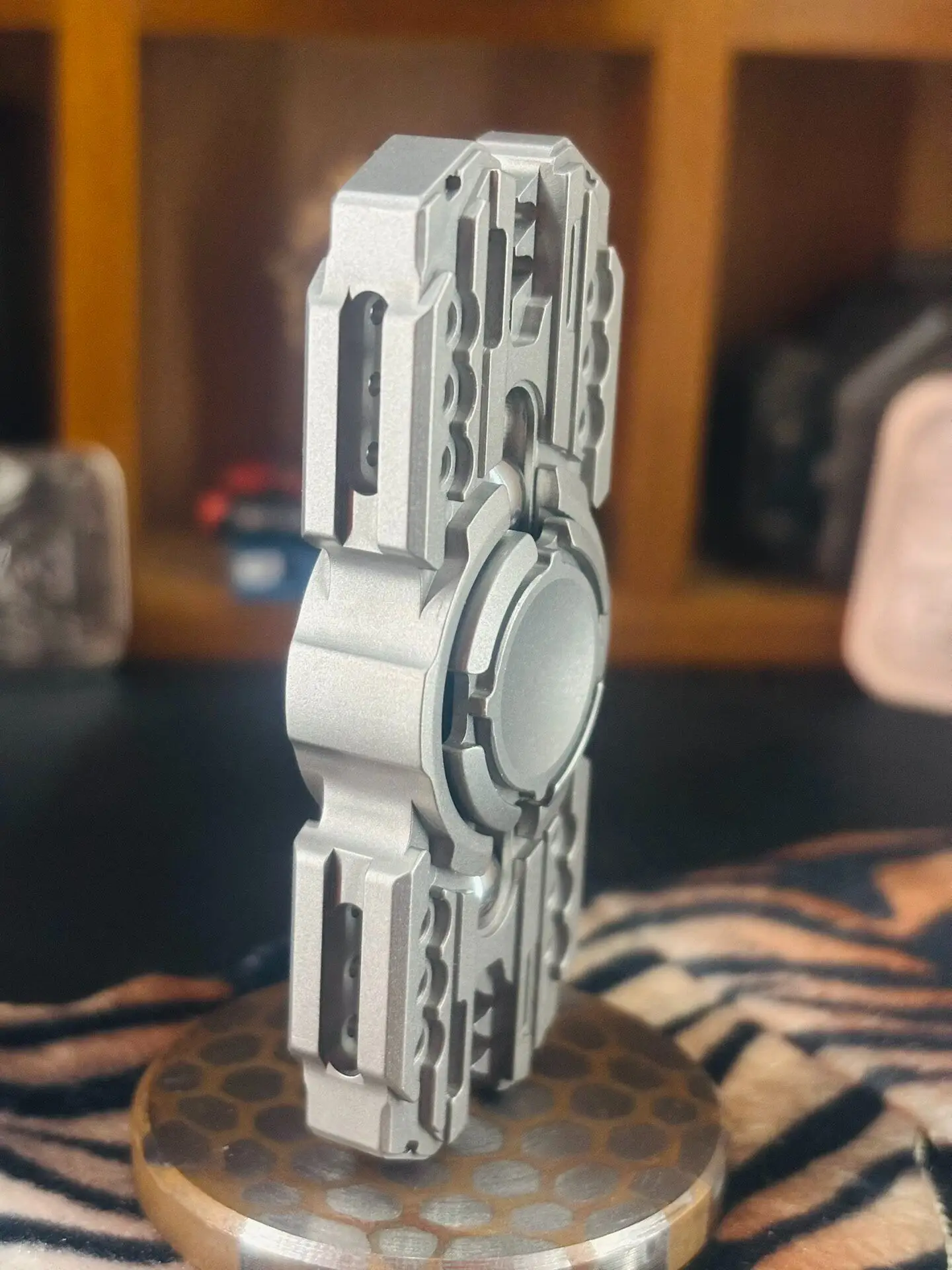 Used EDC Mackie Gluttony, Titanium EDC Decompression Toy