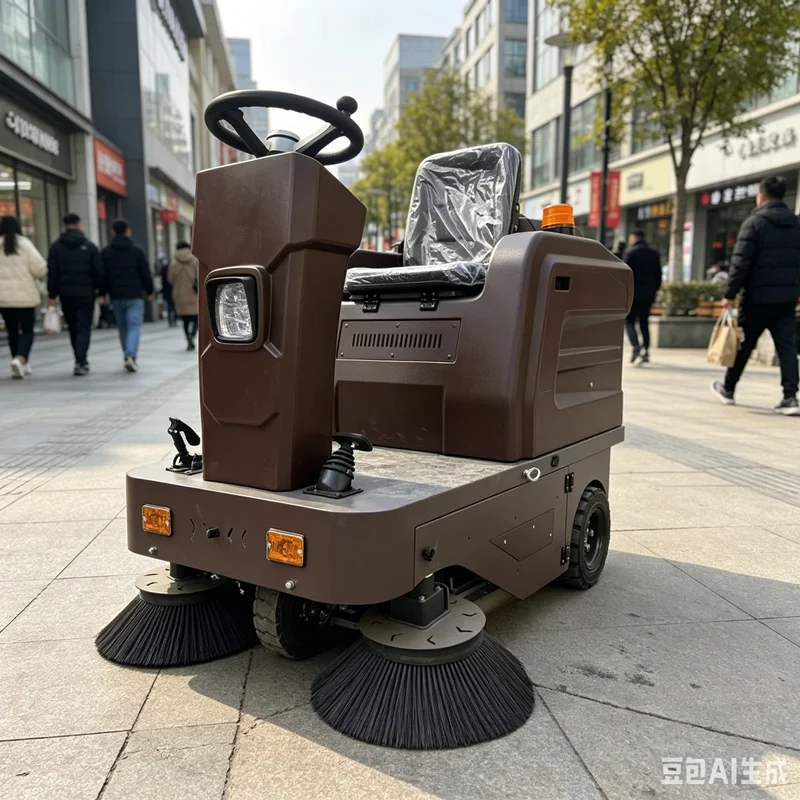 YG Customized New Efficient Riding Electric 48V Road Sweeper 20000 Sqm/h Efficiency 260L Hopper For Industrial Areas In Warehous