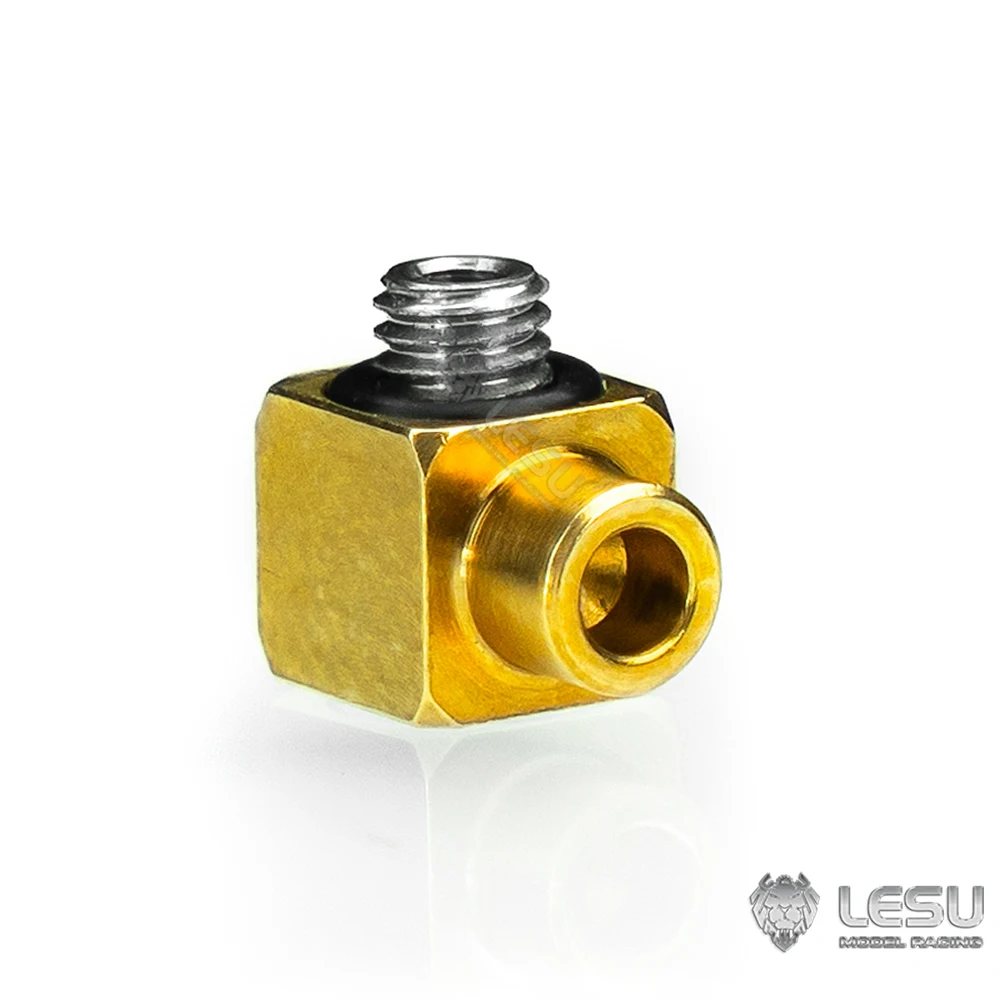 

LESU Brass Welding Nozzle For 1/14 RC Hydraulic Excavator Remote Control Digger Model Kits Model 2mm-1mm Oil Hose Parts TH23085