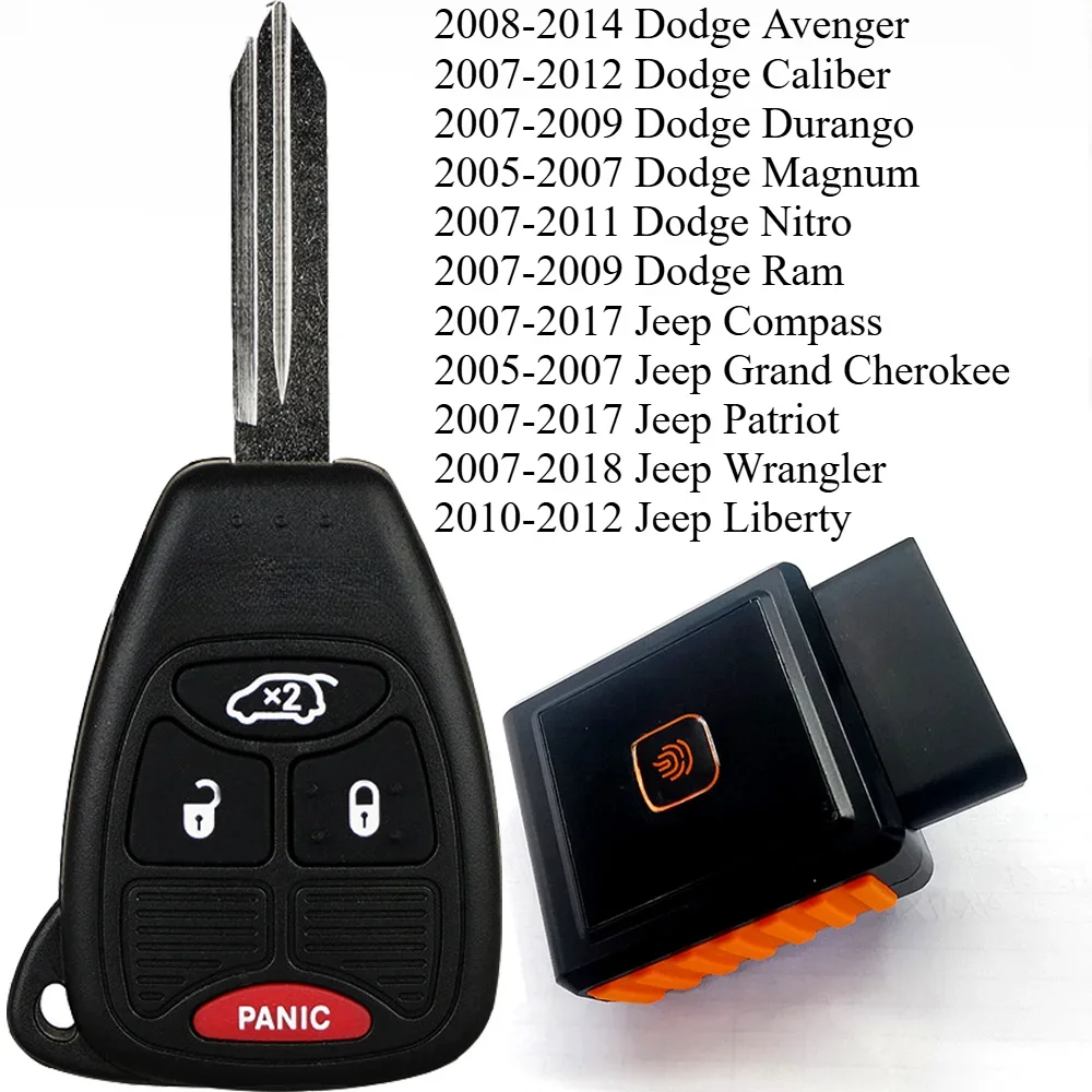 

OHT692427AA OBD-ключ, программатор с 4 кнопками, 315 МГц, безключевой Jeep Compass, фонарь Dodge Ram, фонарь Avenger