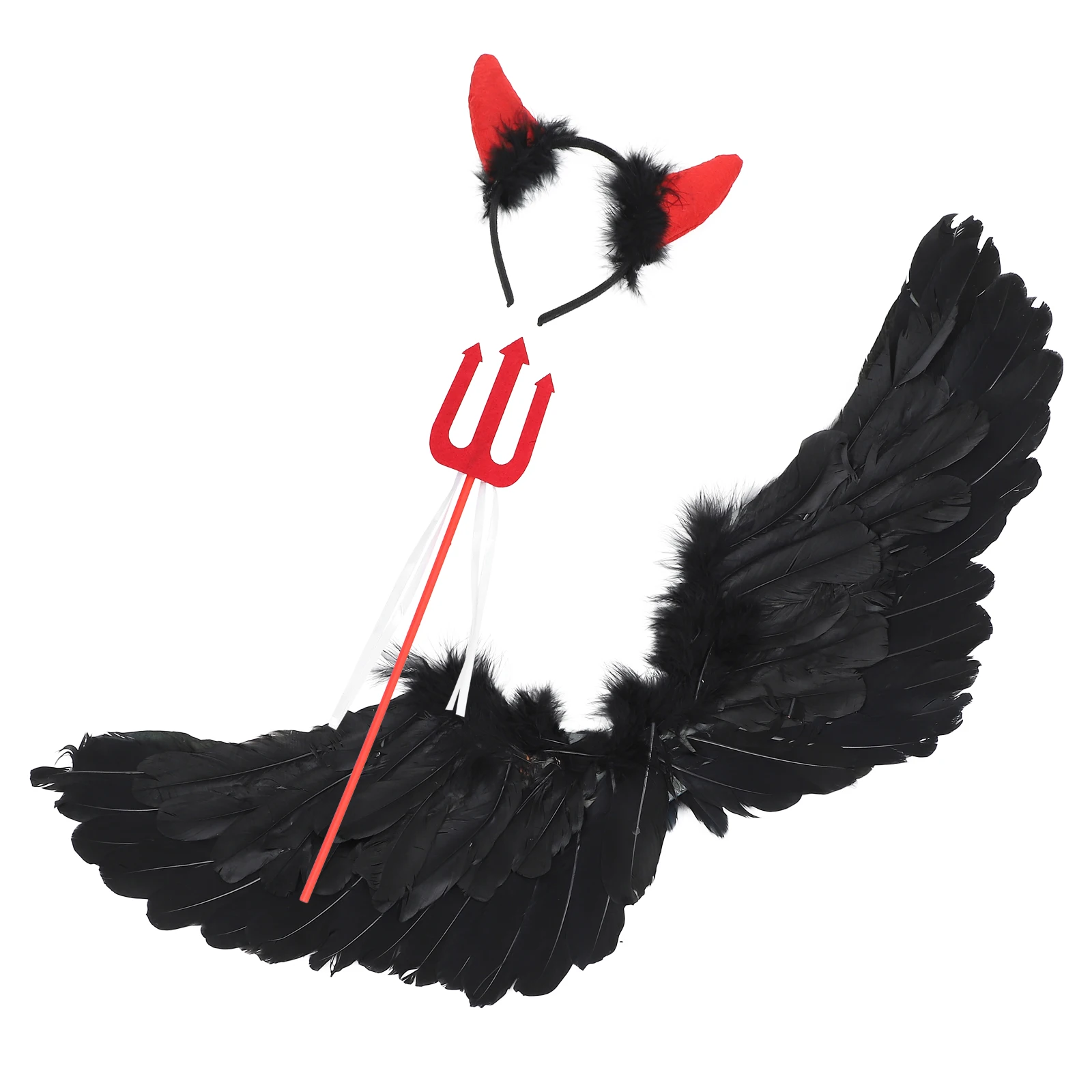 Costume d'ailes noires, robe d'halloween moyenne et élégante, Costume de jeu de rôle pour enfants, accessoire d'aile pliable confortable, anniversaire