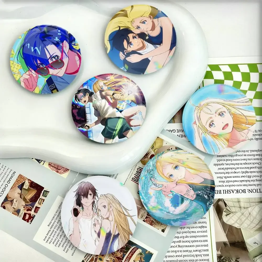 Summer t-Time Rendering Badges 25 32 44 58 75 mm Round Fans Collect Friends Gifts Brooch Souvenir