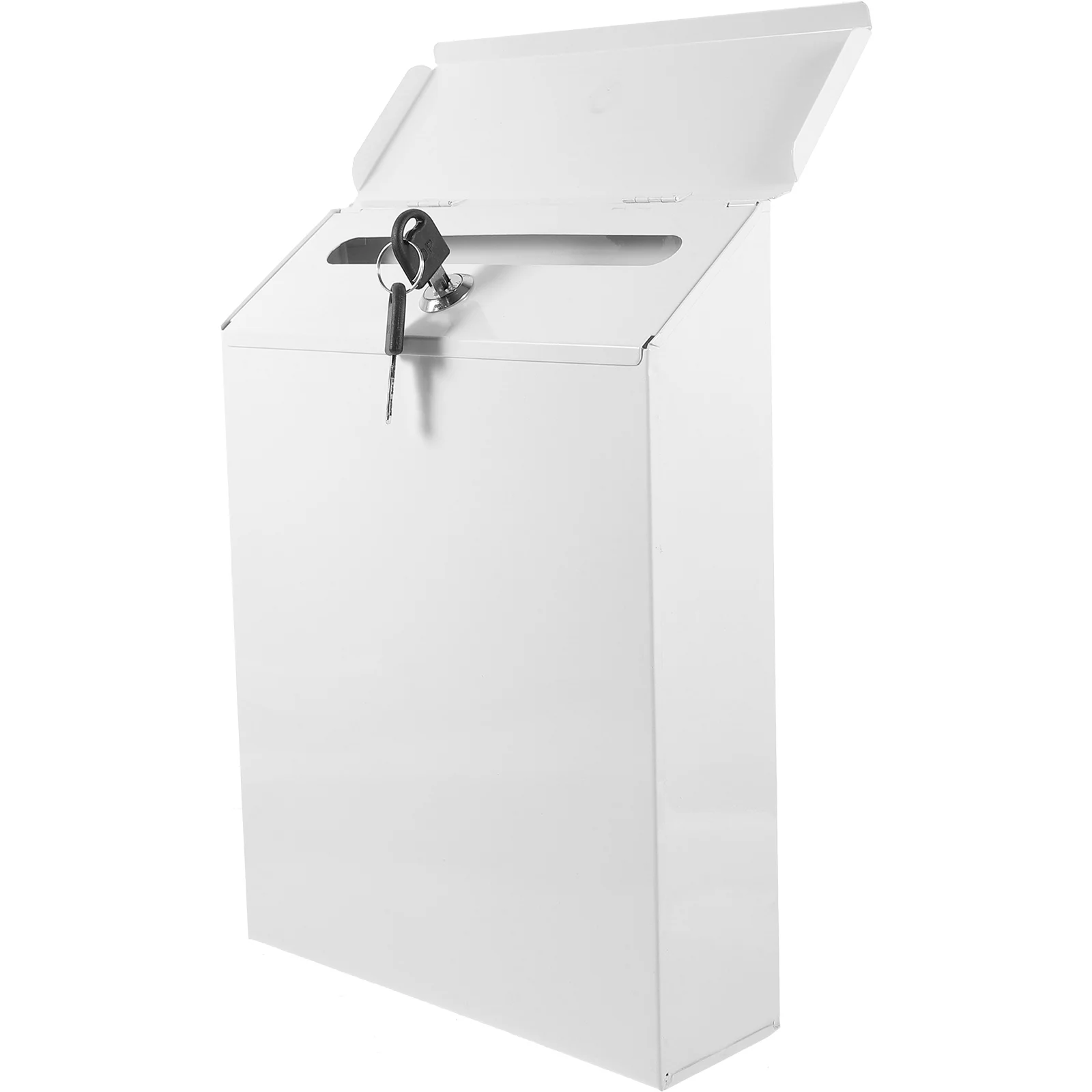 

Retro Metal Mailbox Wall Mount Letter Home Outdoor Decor Iron Post Box Vintage Style Locking Mail Organizer Suggestion Box