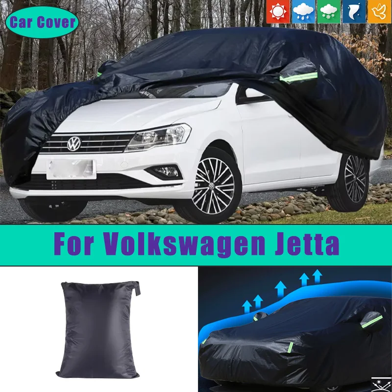 

Car Full Outer Covers Outdoor Waterproof Dustproof Sun Rain Snow Protection Exterior Car Accessories For Volkswagen Jetta