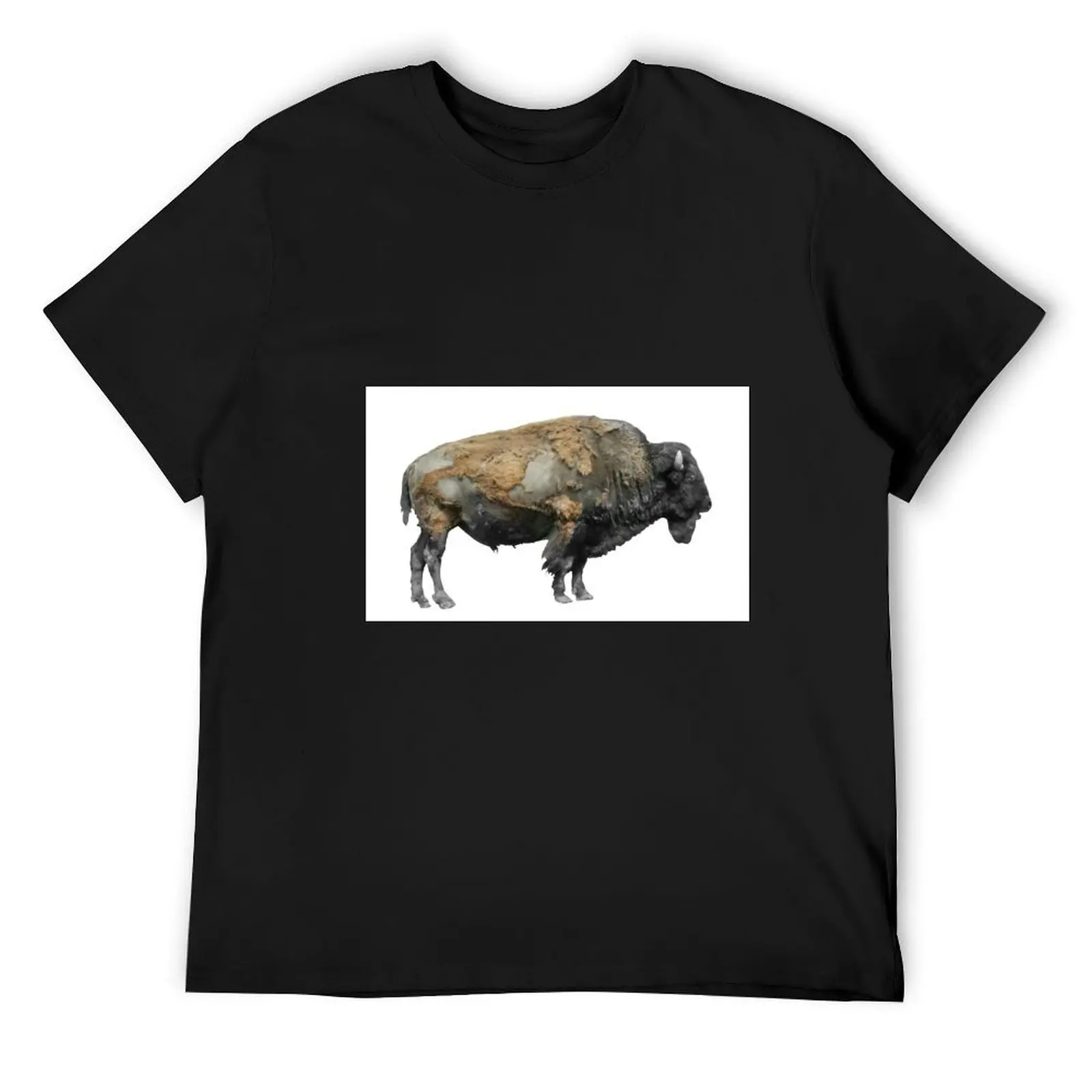 

American bison T-Shirt essential t shirt shirts graphic plus size tops slim fit t shirts for men