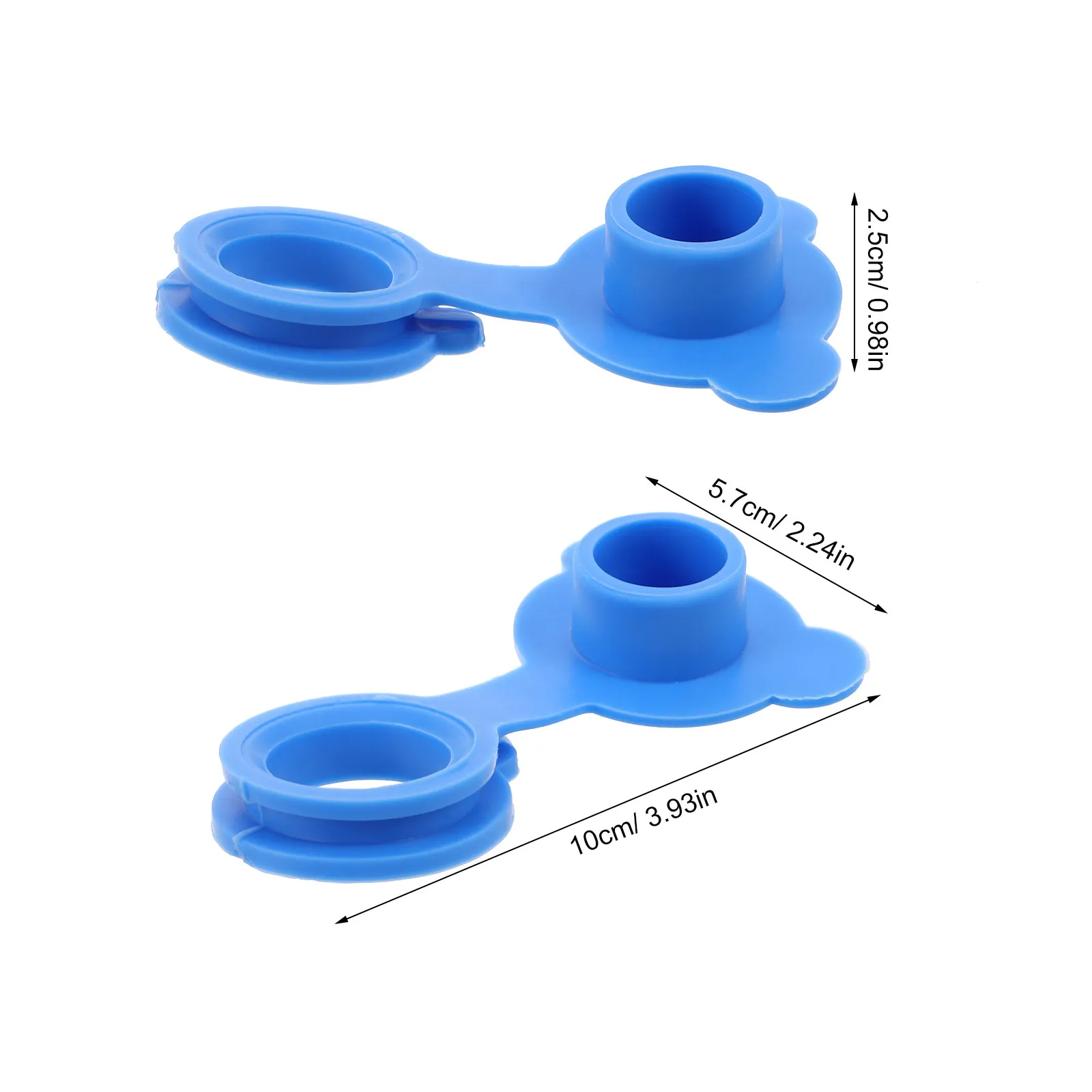 5Pcs Bright Color Silicone Bath Plug Stopper for Bathtub Drain Cover Easy Push Design Universal Basin Hole Fit Safe