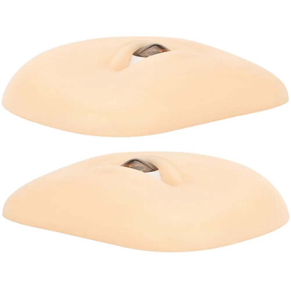 

1 комплект: Толстая силиконовая искусственная кожа для тренировок по макияжу, тренировочная доска для отработки навыков макияжа глаз и бровей, многоразовый инструмент