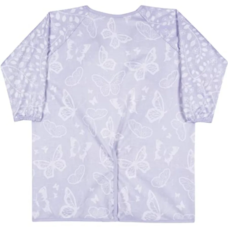

Premium Baby Led Weaning Bib - Full Coverage with Lap Protection - Water-Resistant Long Sleeve Smock