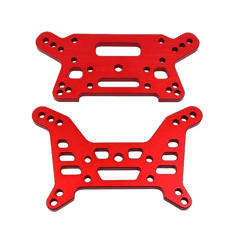 Para MJX 1/7 7303 piezas de coche RC modificación de actualización de Metal ajuste soporte de amortiguador trasero