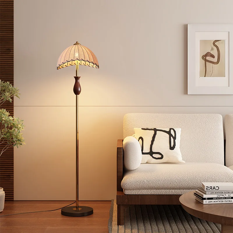 Mid Century Wabi Sabi Style Vintage Luxury Floor Lamp Living Room Sofa Bedroom Bedside Study Teahouse Zen Spirit Standing Lights