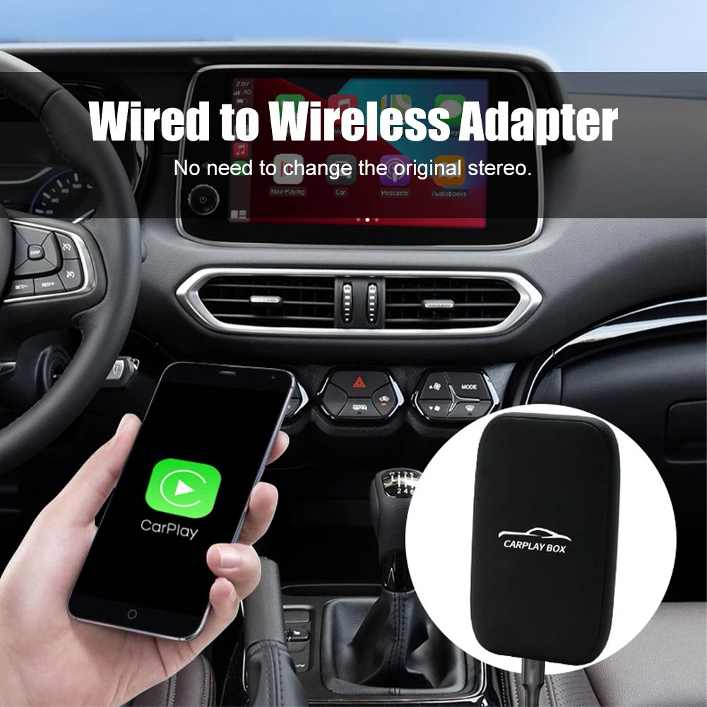 Type-C/Sd Plug Wireless Carplays to Androids Auto Wifi Auto Connect Adapter for Car Automobile