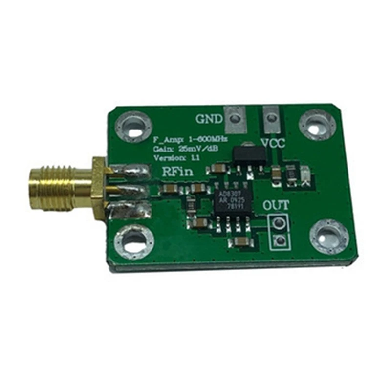 Medidor de potencia logarítmico AD8307, Detector de potencia RF de 1-600Mhz