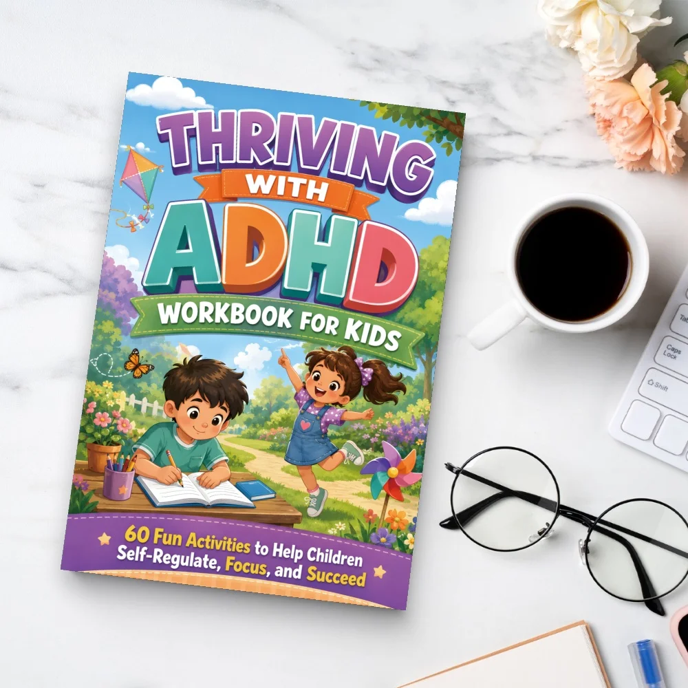 Kids ADHD Growth Workbook: 60 Fun Activities to Boost Focus, Self-Regulation and Confidence