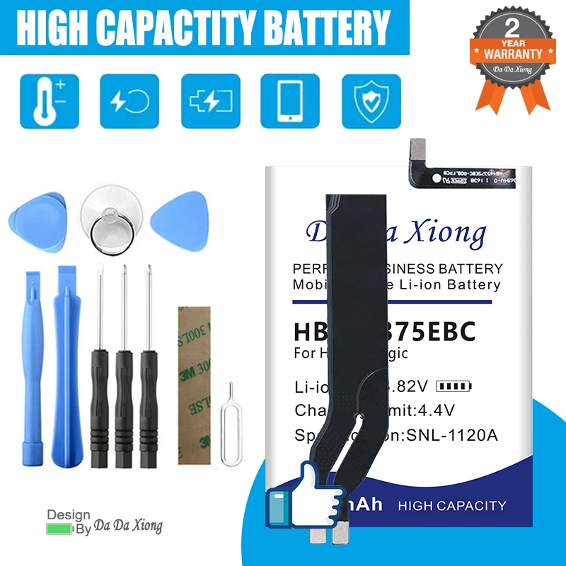 

DaDaXiong High Quality 3400mAh Battery HB465375EBC For Huawei Honor Magic, Honor Magic Dual SIM, NTS-AL00 + Kit Tools