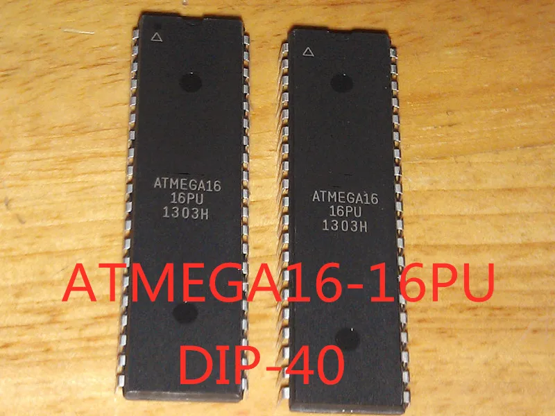 2PCS/LOT 100% Quality ATMEGA16-16PU ATMEGA16 DIP-40 8-bit microcontroller chip In Stock New Original