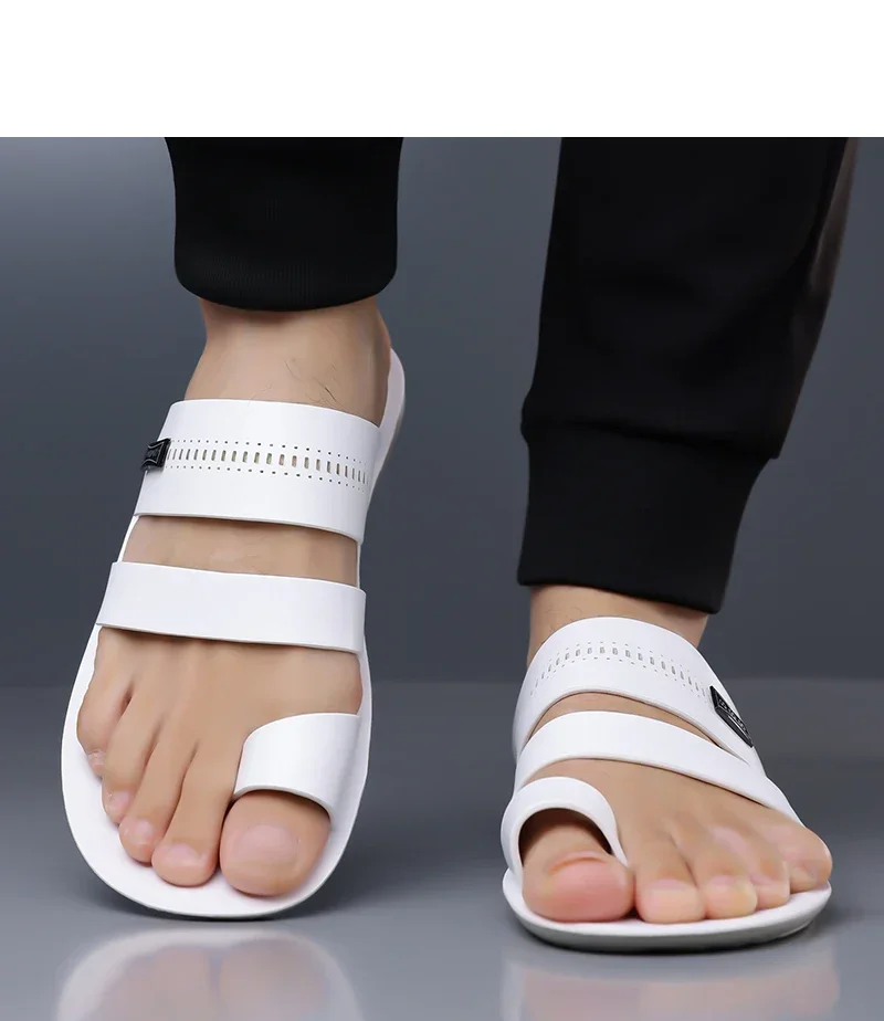 Herren-Sommer-Slides, bequeme, atmungsaktive, weiche Sohle, rutschfeste, verschleißfeste Sandalen für Outdoor, Autofahren und Strand-5123 – Detail 4