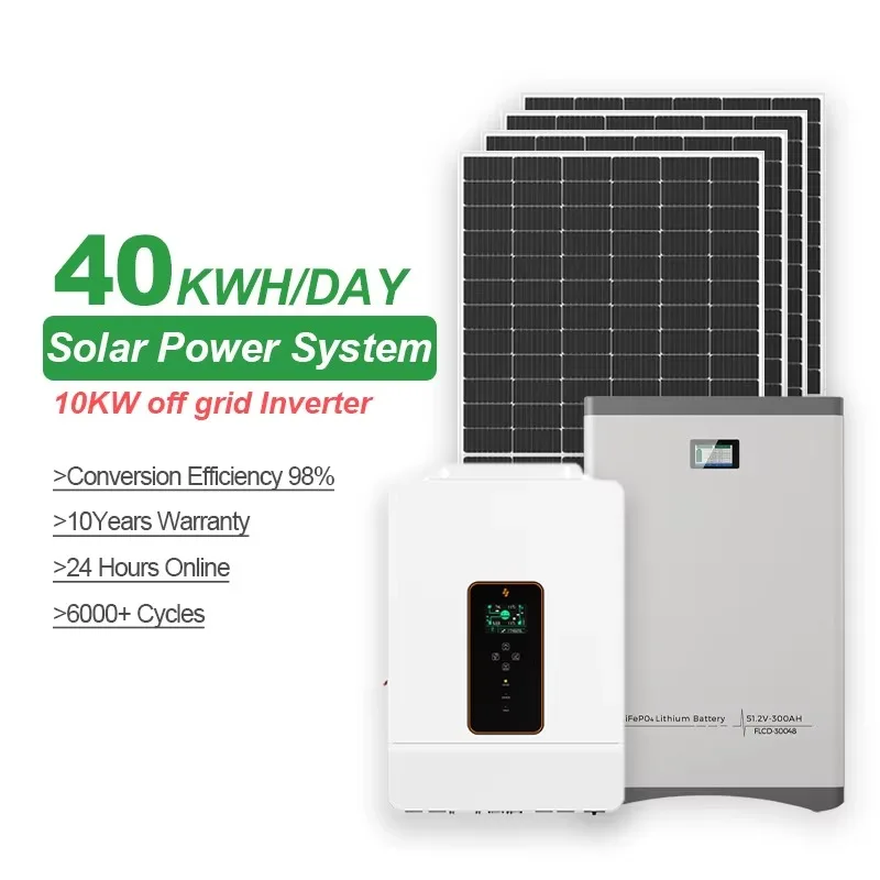 Customized 50kW On-Grid Solar Power System Kit With MPPT Controller And Monocrystalline Silicon Panels For Factory Roofs