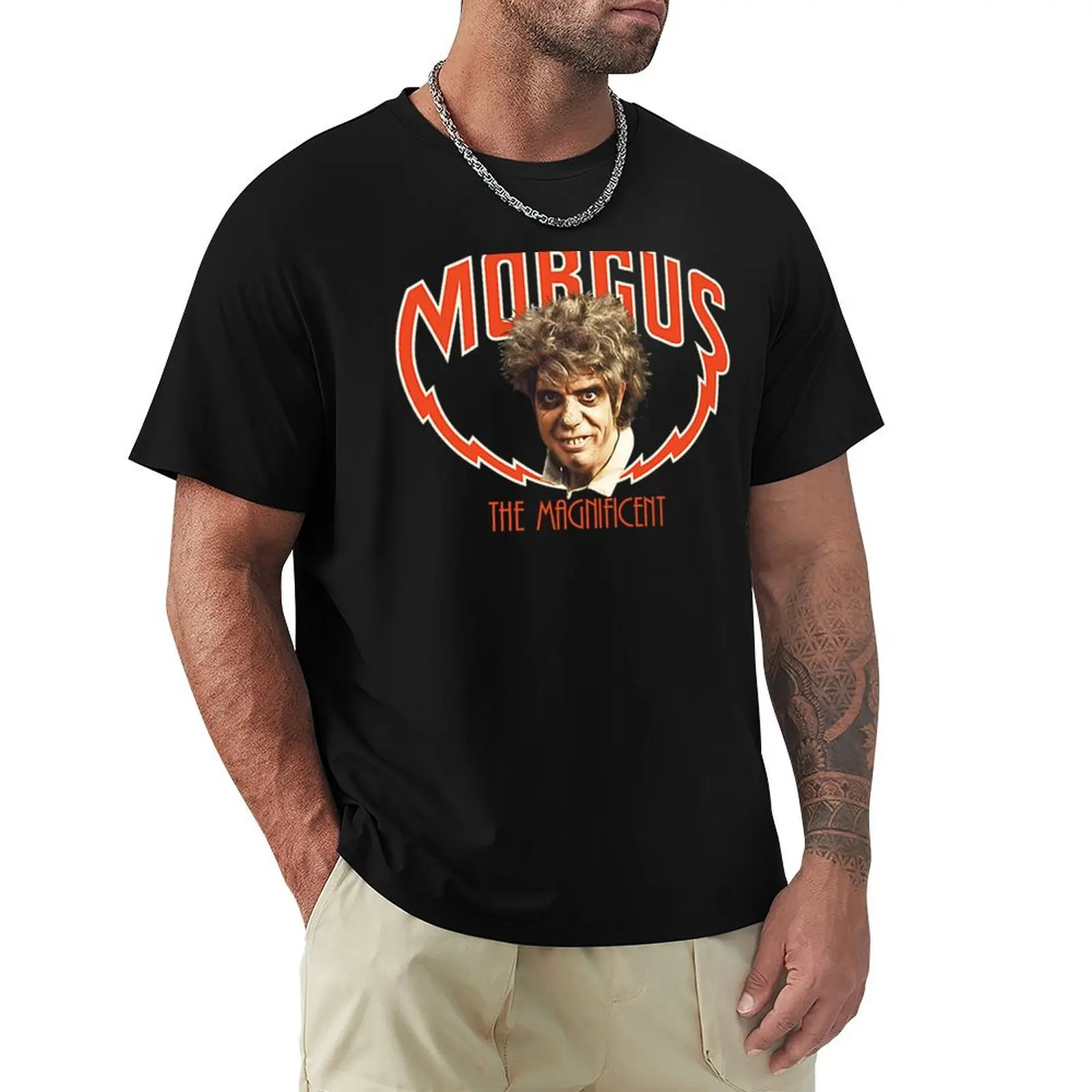 

Morgus the Magnificent T-Shirt korean fashion basketball graphic tees men workout shirt